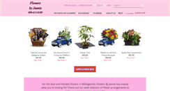 Desktop Screenshot of flowersbyjeanie.com